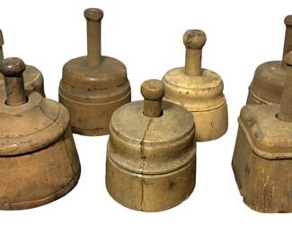 Collection Antique Butter Molds