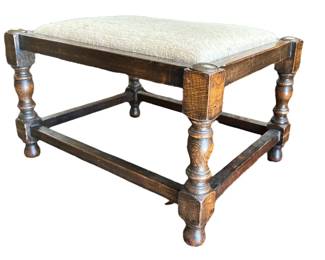 Antique Oak Footstool