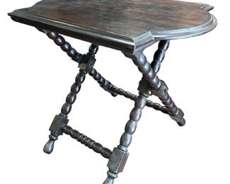 Antique English Collapsible Tea Table