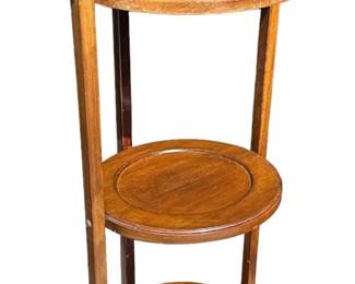 Vintage Mahogany Cake Stand