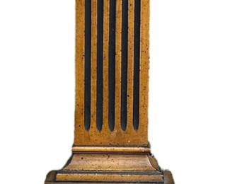 Stiffel Federal Style Carved Wood & Brass Barometer