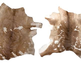 Two Calf Hide Rugs