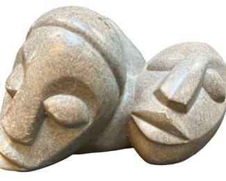 Stone Carved African Sculpture, Joseph MUNEMO 1990