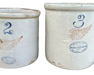 RED WING Crocks 2 Gallon 3 Gallon