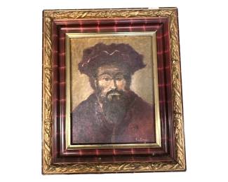 Oil Painting on Board King Henry by TOM GASPER