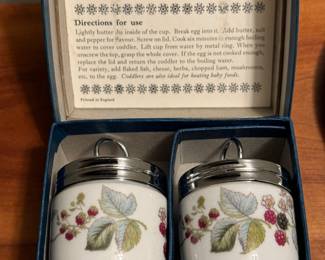 Royal Worchester egg coddlers