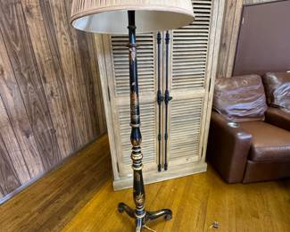 Frederick Cooper painted floor lamp
