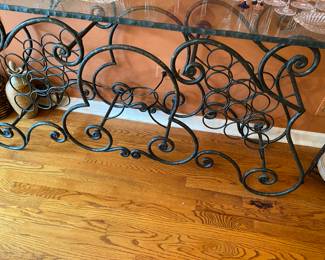 Wrought Iron Wine Rack