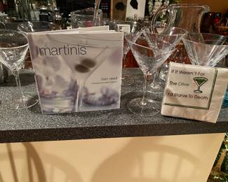 Pier1 Angled Martini Glasses