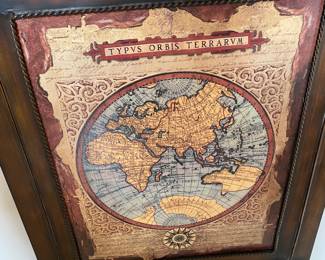 Geographic Metal Art