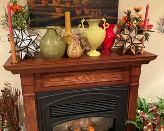 Electric Fireplace Heater, Pottery Barn, Pier 1 Pottery