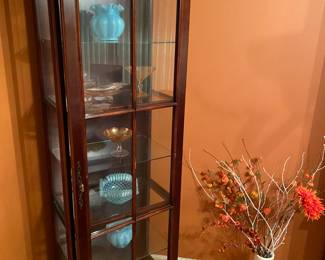 Bombay Furniture Lighted Curio Cabinet