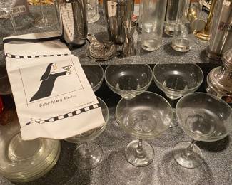 Martini Shakers, Wine, Pilsner, Glasses