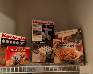 Kitchen Aid Food Grinder, Kitchen Aid Pasta Maker,