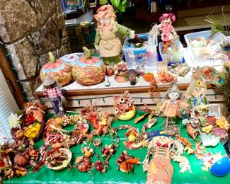 Very Large lot of Fall & Halloween Decor