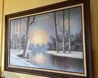 Pristine Wall Oil Art