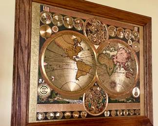 Excellent Wall art of World Globe