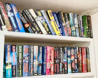 LOTS of Clive Cussler Adventure Books