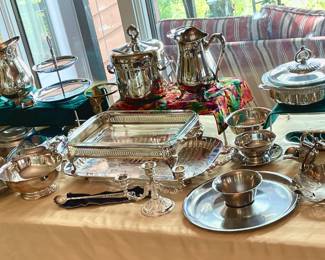Lots of Great Silver dinner serving pieces