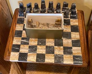 Vintage Marble Chess set
