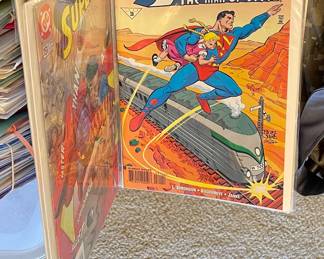 Vintage Superman comic books