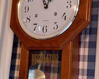 Working Linden Westminster Chime Regulator Clock.