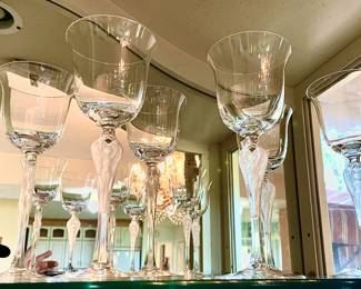 6 Crystal Faberge’ Pavlova stems