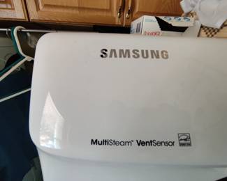 SAMSUNG - DIGITAL FRONT-LOADING WASHER & DRYER W/USER MANUAL & STORAGE - LESS THAN 5 YEARS OLD