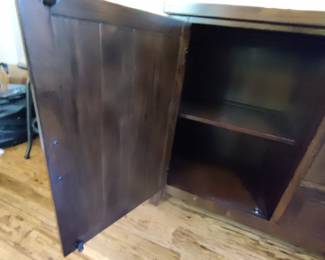 TV STAND/BUFFET W/STORAGE - $80.00