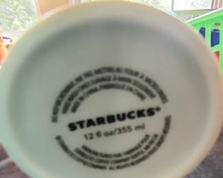 VARIOUS STARBUCKS LARGE & SMALL COFFEE CUPS
