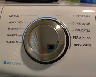 SAMSUNG - DIGITAL FRONT-LOADING WASHER & DRYER W/USER MANUAL & STORAGE - LESS THAN 5 YEARS OLD