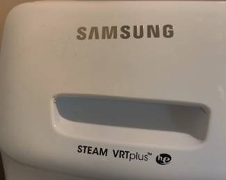 SAMSUNG - DIGITAL FRONT-LOADING WASHER & DRYER W/USER MANUAL & STORAGE - LESS THAN 5 YEARS OLD