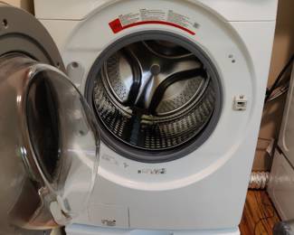 SAMSUNG - DIGITAL FRONT-LOADING WASHER & DRYER W/USER MANUAL & STORAGE - LESS THAN 5 YEARS OLD