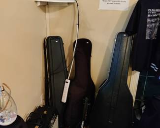 GUITARS ARE ON THE MAIN LEVEL 