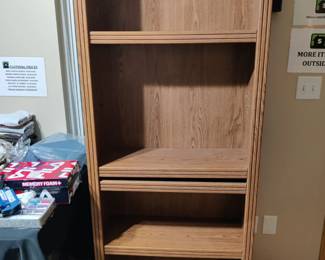 WOODEN BOOKSHELF - $25.00