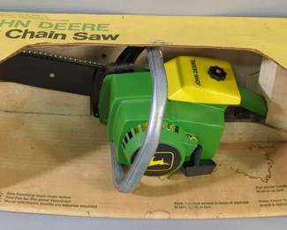 ERTL John Deere Toy Chain Saw