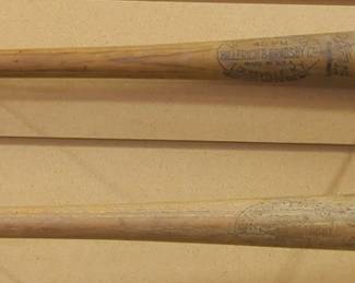 Hillerich & Bradsby Co. Louisville Slugger 40 PM "Pepper Martin" And 125 J. T. Louisville Slugger