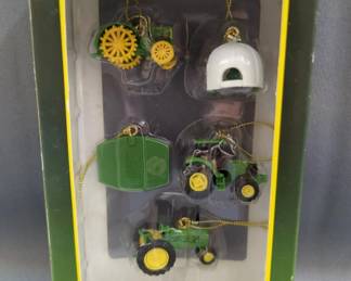 John Deere Radiator Keybox, John Deere Weather Station, And John Deere Holiday Ornaments