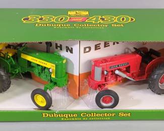 ERTL John Deere 1/16 Scale Die Cast 330 And 430 Dubuque Collector Set
