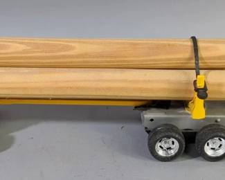 Ertl Diecast John Deere Semi With Log Hauler Trailer