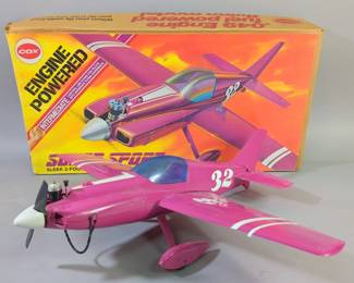 Cox Super Sport Engine Powered Model Plane, 2ft Wingspan, With Original Box