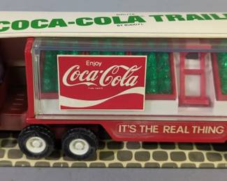 Buddy L Sturdy Steel Trucks With Trailers Qty 2, Includes Texaco Tank Truck And Coca-Cola Trailer, In Original Boxes