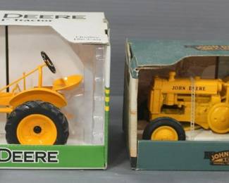 ERTL John Deere 1936 Model BI" Tractor, And John Deere "LI" Tractor