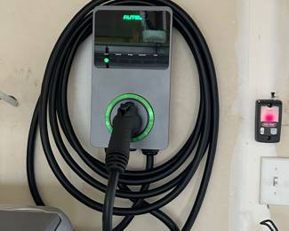 Autel electric car charger—mounted but not used