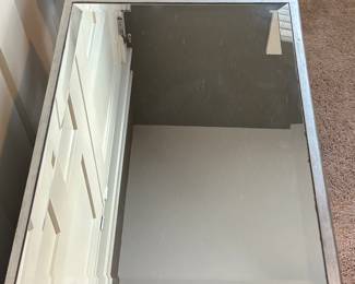 Mirrored glass side table. Has matching desk.

Online only sale for furniture opens Thursday/October 5

For pricing information:
•Text only to 615-854-8535
•Send a photo of the item(s) you are interested in
•In person viewing will be available on Friday/October 6!