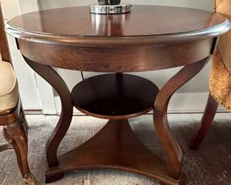 Multilevel shelf round, wood side table

Online only sale for furniture opens Thursday/October 5

For pricing information:
•Text only to 615-854-8535
•Send a photo of the item(s) you are interested in
•In person viewing will be available on Friday/October 6!