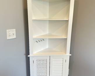 Cream leather, black wood stool. We have 4. 

Online only sale for furniture opens Thursday/October 5

For pricing information:
•Text only to 615-854-8535
•Send a photo of the item(s) you are interested in
•In person viewing will be available on Friday/October 6!