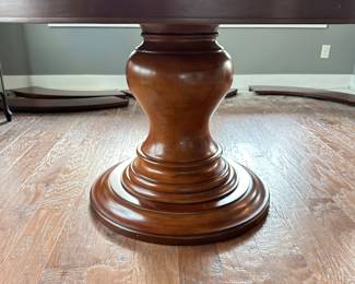 Pedestal base for expandable round table. Inlaid wood. 

Online only sale for furniture opens Thursday/October 5

For pricing information:
•Text only to 615-854-8535
•Send a photo of the item(s) you are interested in
•In person viewing will be available on Friday/October 6!