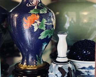 Cloissone and other Asian accessories