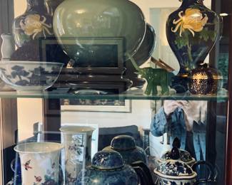 Asian vases and accessories